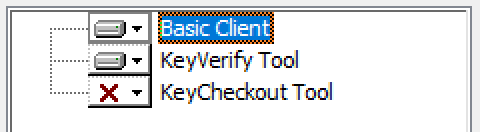 Client component install options
