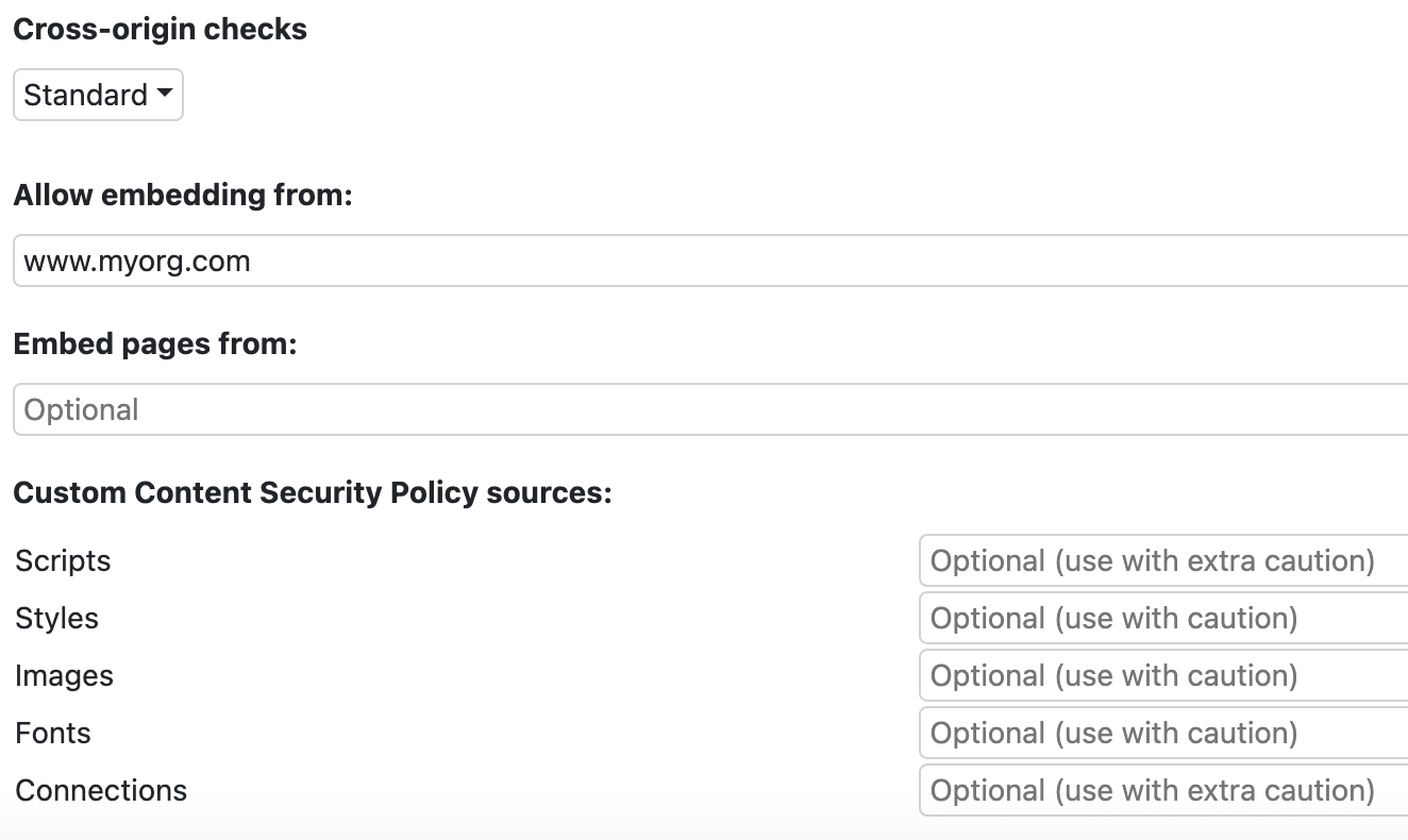 More Network Settings
