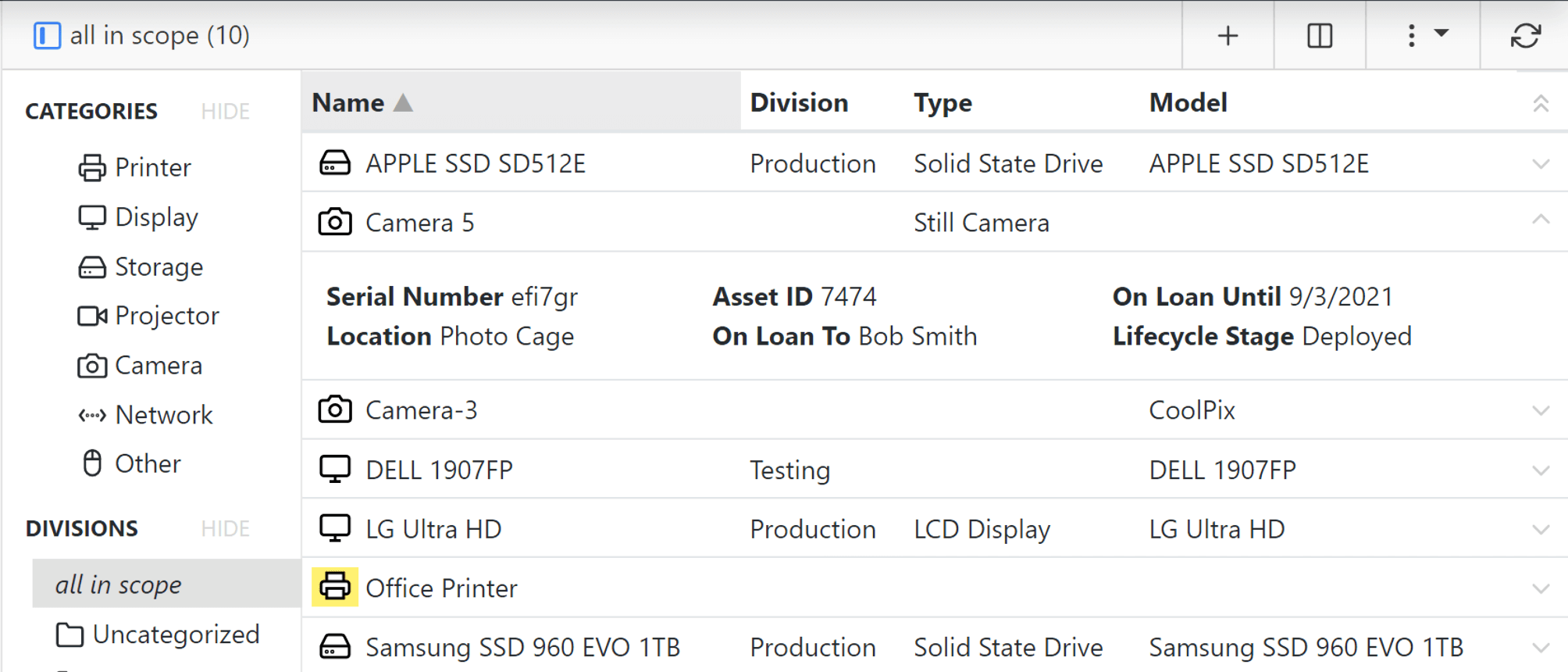 Device List