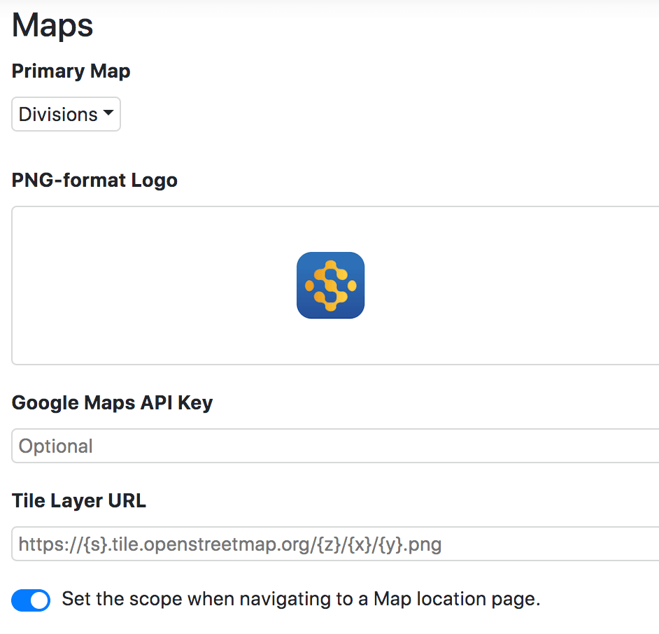 Map Settings