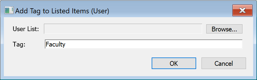 Add Tag to Listed Items KeyConfigure