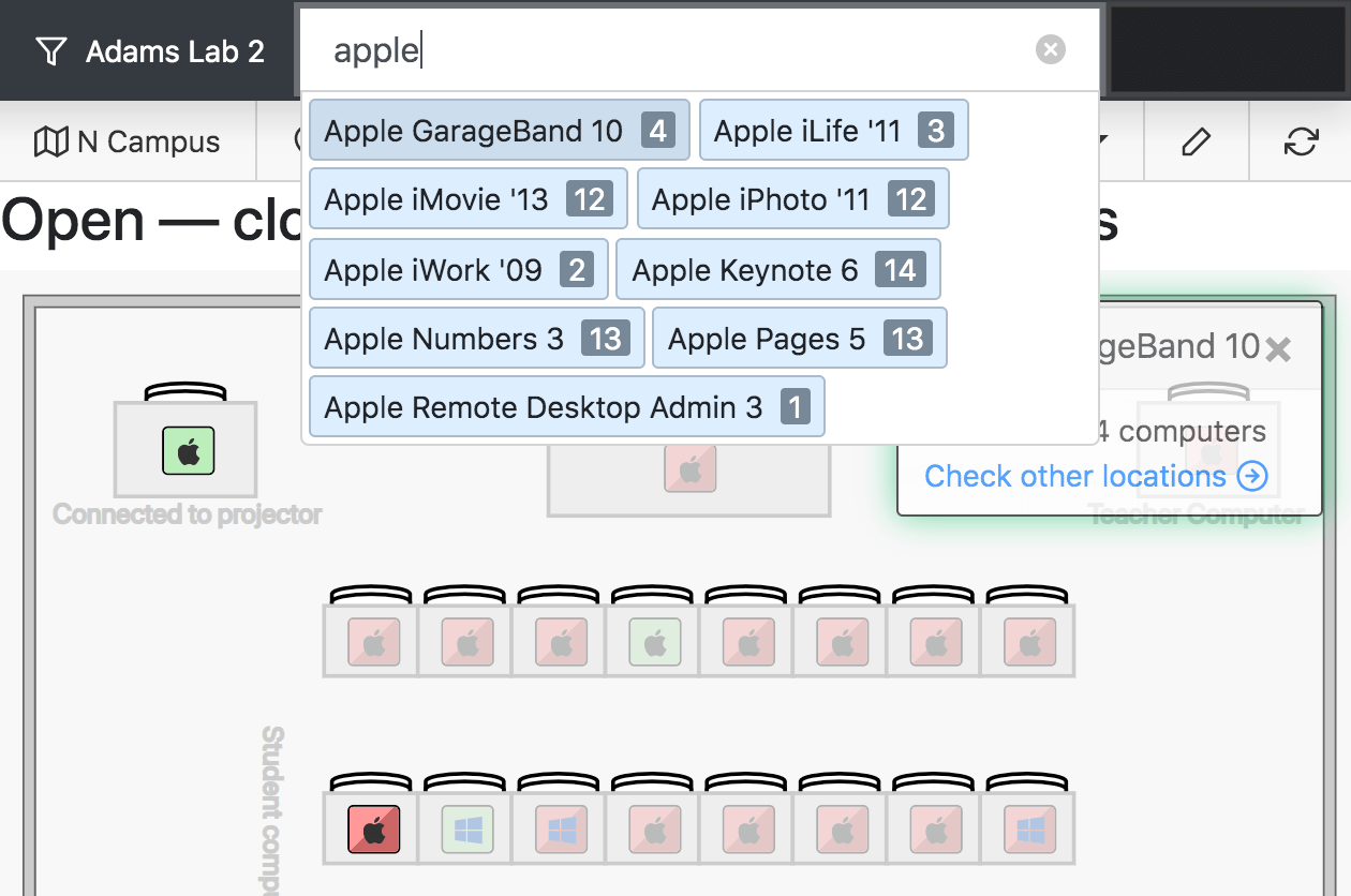 Software Map Search