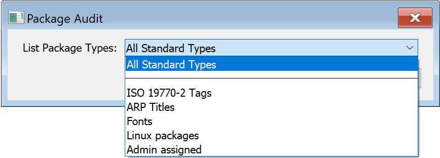 Package Audit Script