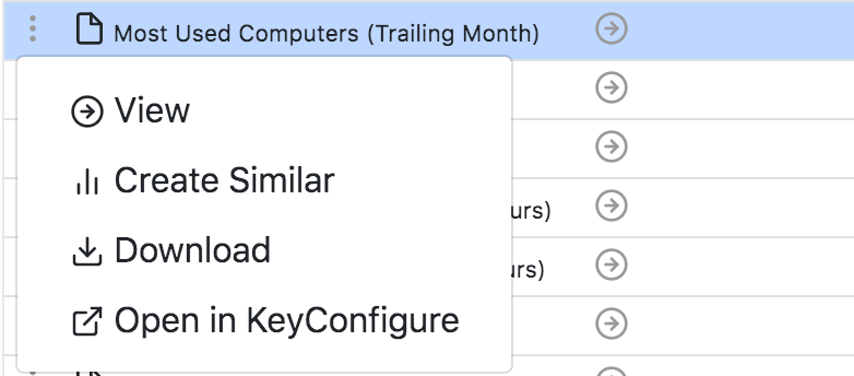 Completed Reports