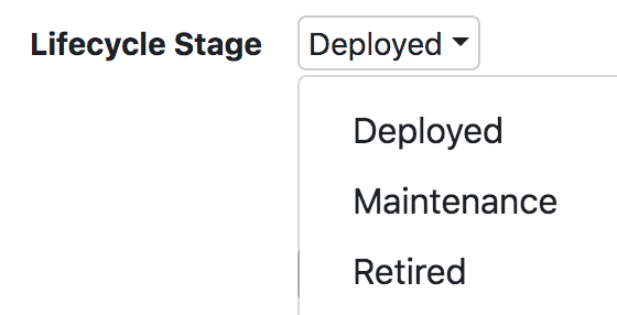 Lifecycle Stage