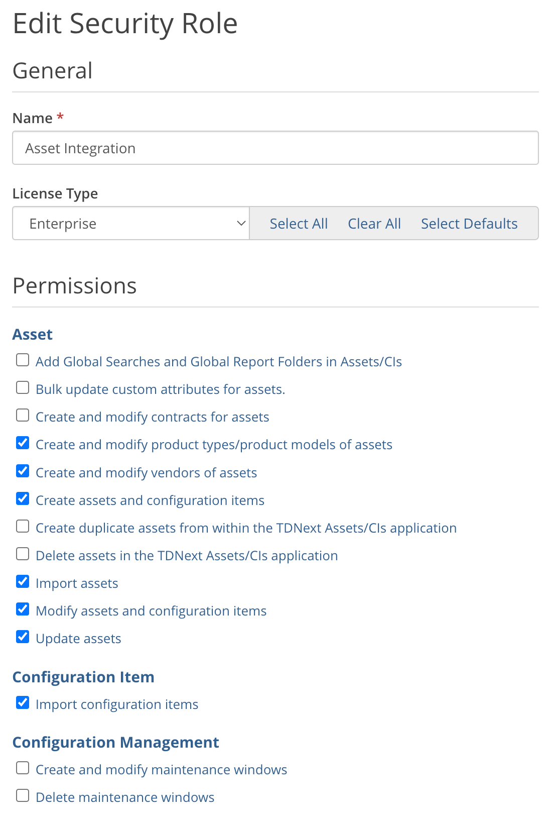 AllSight ServiceNow Configuration Options