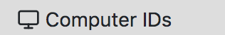 Computer IDs Button