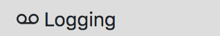 Logging Button