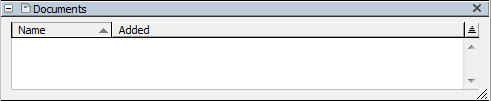 Documents Pane