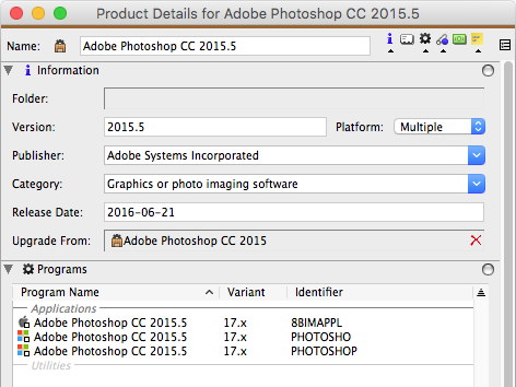 New version of Photoshop CC