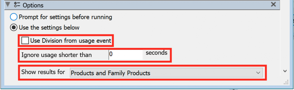 Division Even, Short Usage Family Reports