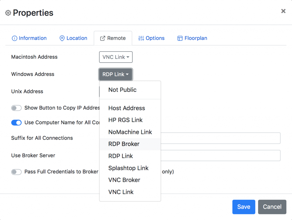 Remote Access Options