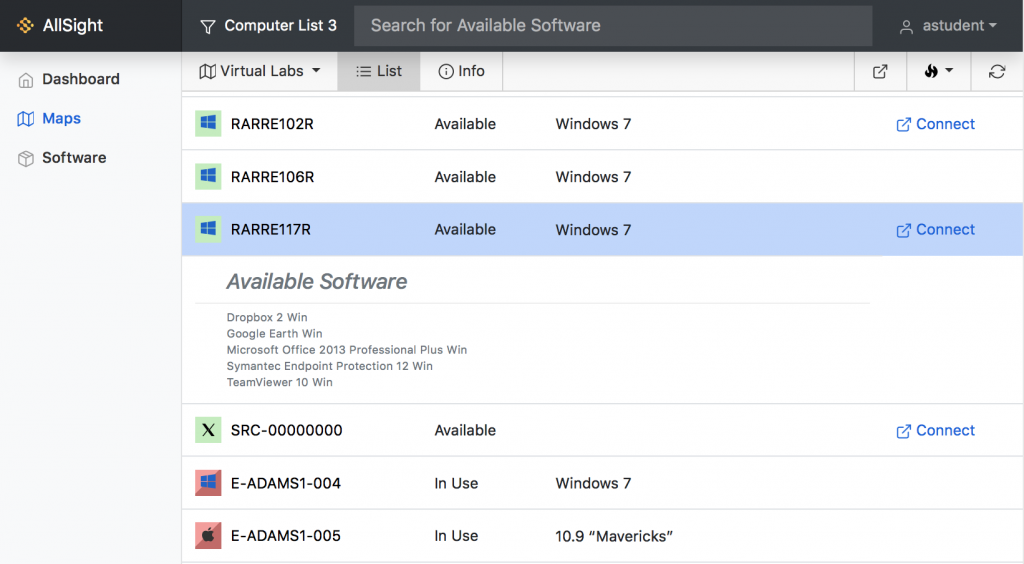 Remote Access links